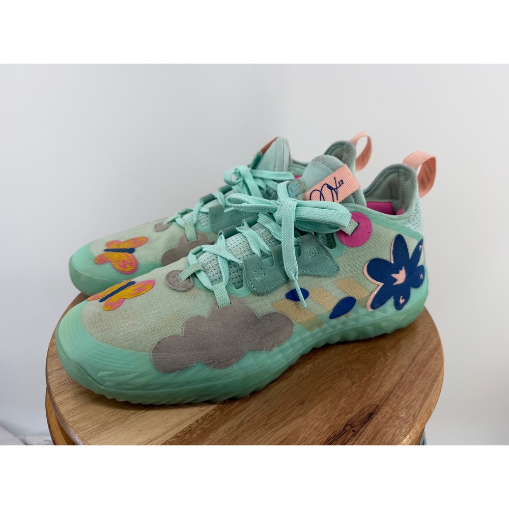 Adidas Harden Vol 5 Futurenatural Mint Green Butterfly H68685 Mens 10.5 Shoes